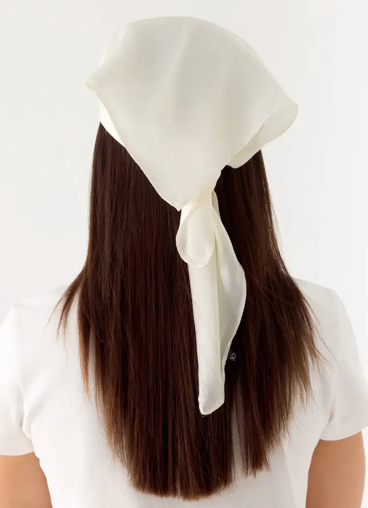 Lover Vibes Head Scarf - Cream - Cream / One Size - Hair Accessories