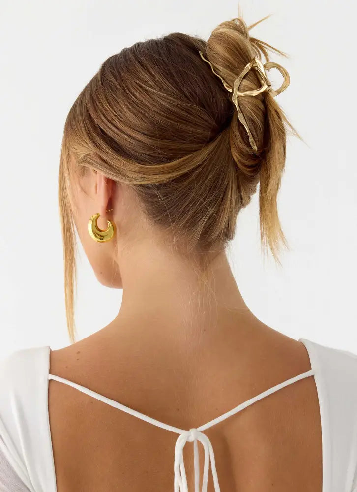 Tutti Twist Hair Clip - Gold - Gold / One Size - Hair Accessories