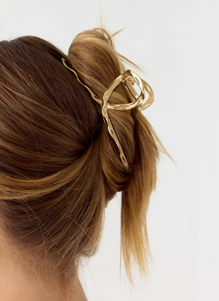Tutti Twist Hair Clip - Gold - Gold / One Size - Hair Accessories